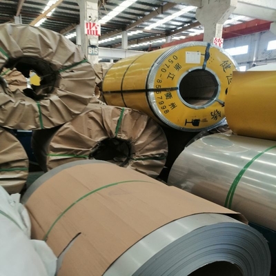 1000-1500mm Cold Rolled Stainless Steel Coil Ketebalan HL 0,3-3,0mm Profesional