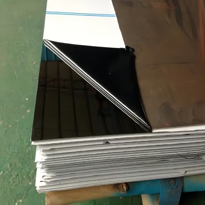 Cold rolled steel sheet metal 304 8K Mirror Finish Inox Plate untuk ketahanan korosi yang tinggi