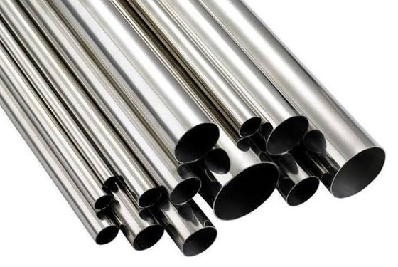 304 Stainless Steel Welded Pipe Round Tube Dengan 600 Grit Polished Standar ASTM A554